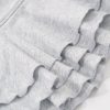 Light Heather Gray Peplum Hoodie