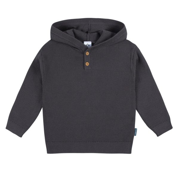 2-Piece Infant and Toddler Boys Charcoal Sweater Knit Set