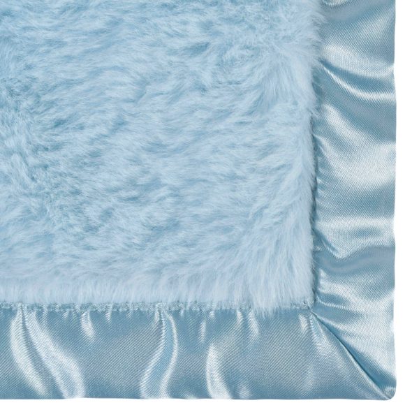 Embroidered Boys Light Blue Security Blanket