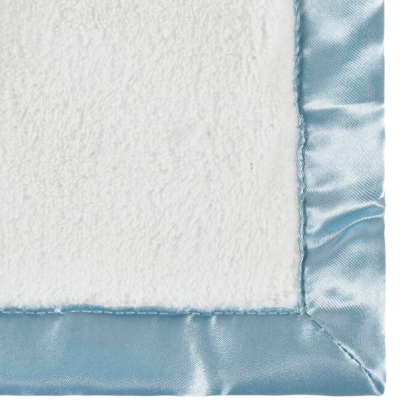 Embroidered Boys Light Blue Security Blanket
