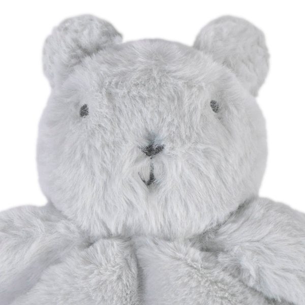 Embroidered Neutral Light Gray Security Blanket