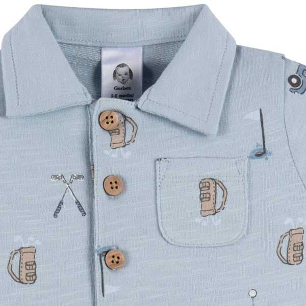 Baby Boys Golf Polo Romper