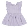 2-Piece Baby & Toddler Girls Purple Gauze Dress & Diaper Cover Set