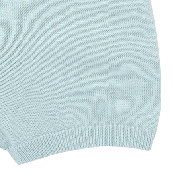 2-Piece Baby Boys Light Sky Johnny Collar Sweater Knit Set