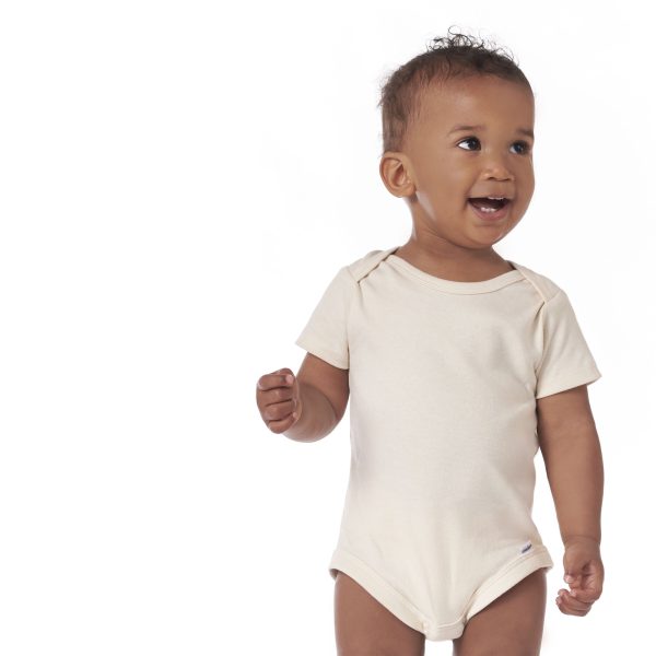 5-Pack Baby Natural Premium Short Sleeve Onesies? Bodysuits