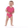 5-Pack Baby Hot Pink Premium Short Sleeve Onesies? Bodysuits