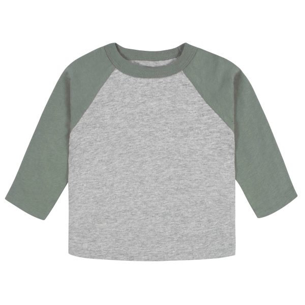 3-Pack Baby & Toddler Boys Color Me Camo Long Sleeve Baseball Tees