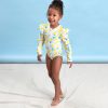 Baby & Toddler Girls UPF 50+ Lemon Squeeze Rash Guard