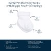 12-Pack Baby Girls Lavender Garden Terry Wiggle Proof? Socks