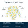 Baby & Toddler Girls UPF 50+ Lemon Squeeze Rash Guard