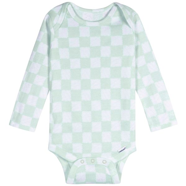 6-Pack Baby Boys Food Long Sleeve Onesies? Bodysuits