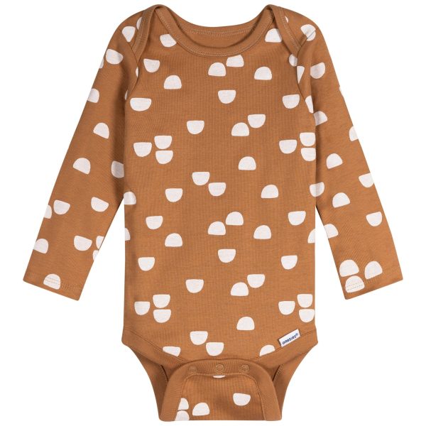 6-Pack Baby Boys Food Long Sleeve Onesies? Bodysuits