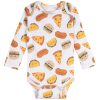 6-Pack Baby Boys Food Long Sleeve Onesies? Bodysuits