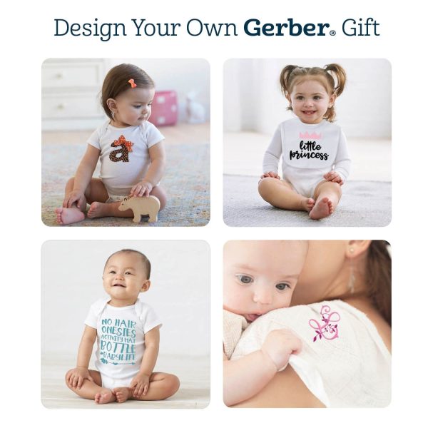 5-Pack Baby Natural Premium Short Sleeve Onesies? Bodysuits