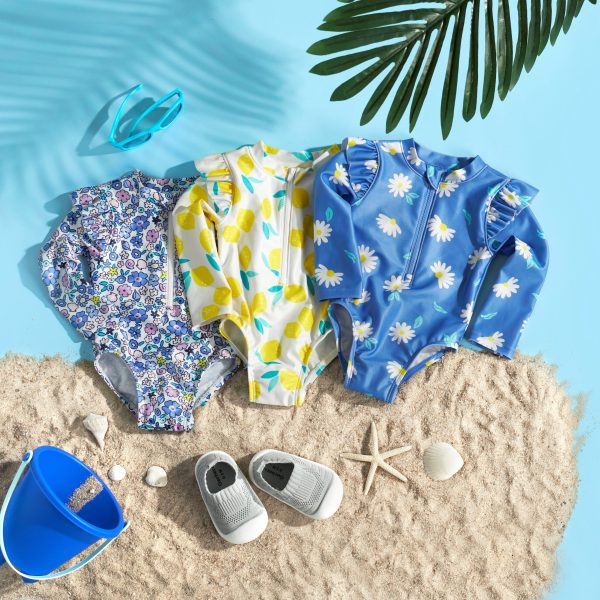 Baby & Toddler Girls UPF 50+ Darling Daisy Rash Guard