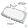 Baby Neutral White Dotted Changing Pad Cover
