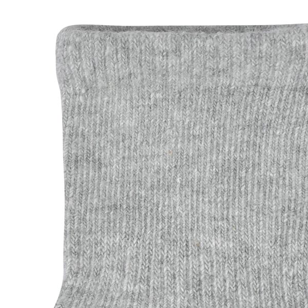 8-Pack Baby & Toddler Gray Heather Wiggle Proof? Jersey Crew Socks