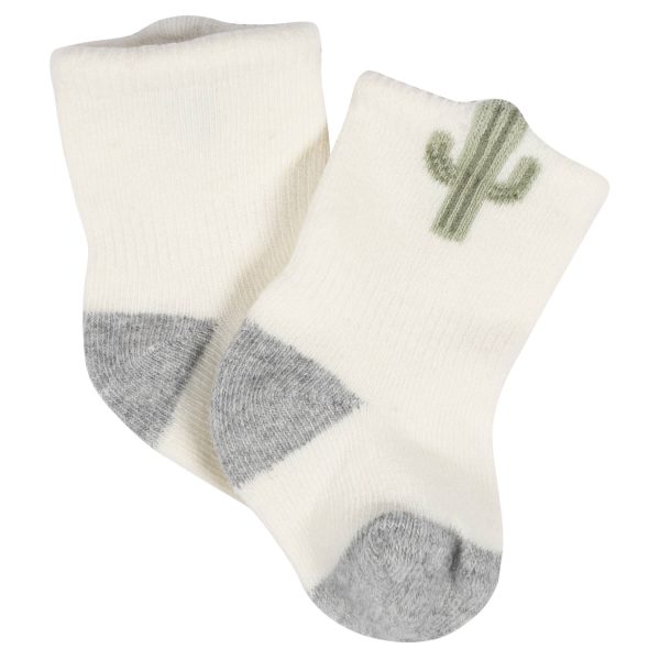 8-Pack Baby Neutral Southwest Jersey Wiggle Proof? Socks