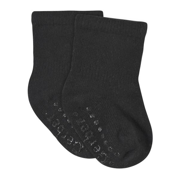 8-Pack Baby & Toddler Black Wiggle Proof? Jersey Crew Socks