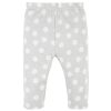 4-Piece Baby Girls Dots Of Rainbows Onesies? Bodysuit, Tee, Skort & Pant Set