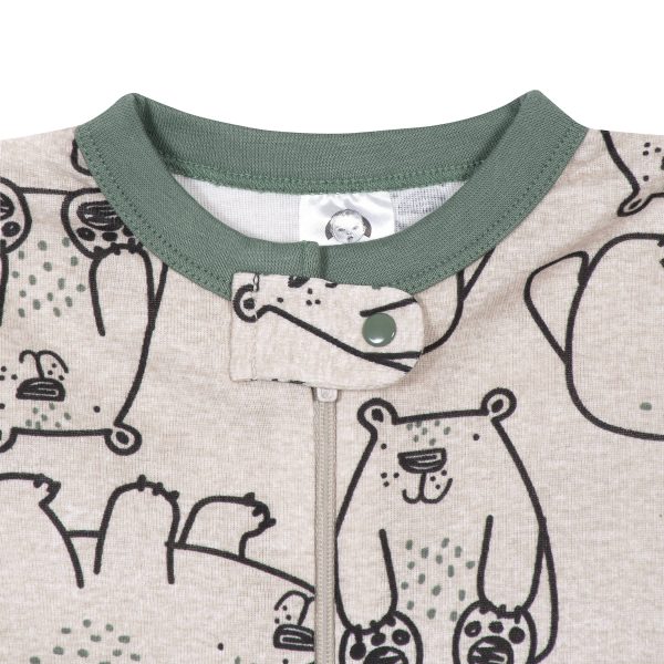 2-Pack Baby & Toddler Boys Bear Snug Fit Footed Cotton Pajamas