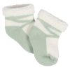 12-Pack Baby Girls Golden Floral Terry Wiggle Proof? Socks