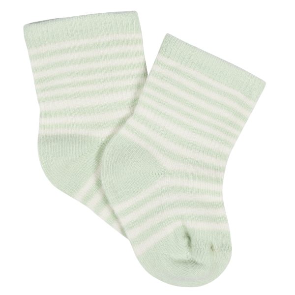 8-Pack Baby Neutral Happy Veggies Jersey Wiggle Proof? Socks
