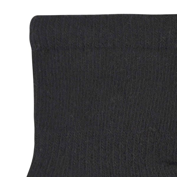 8-Pack Baby & Toddler Black Wiggle Proof? Jersey Crew Socks