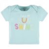 4-Piece Baby Girls Dots Of Rainbows Onesies? Bodysuit, Tee, Skort & Pant Set
