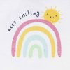 4-Piece Baby Girls Dots Of Rainbows Onesies? Bodysuit, Tee, Skort & Pant Set