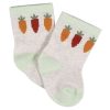 8-Pack Baby Neutral Happy Veggies Jersey Wiggle Proof? Socks