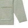 Infant & Toddler Boys Green Striped Sweater with Pocket