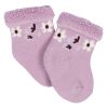 12-Pack Baby Girls Lavender Garden Terry Wiggle Proof? Socks
