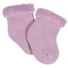 12-Pack Baby Girls Lavender Garden Terry Wiggle Proof? Socks