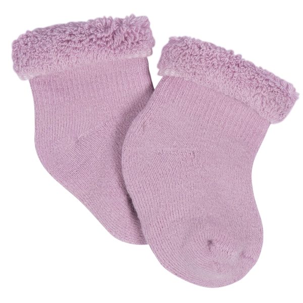 12-Pack Baby Girls Lavender Garden Terry Wiggle Proof? Socks