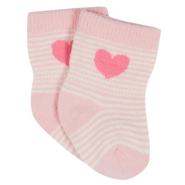 12-Pack Baby & Toddler Girls Floral Fox Jersey Crew Wiggle Proof? Socks