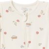 2-Pack Baby Neutral Pasta Dinner Zip Front Rompers
