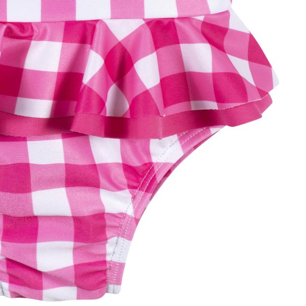 Baby & Toddler Girls UPF 50+ Strawberry Gingham One-Piece Swimsuit