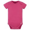 5-Pack Baby Hot Pink Premium Short Sleeve Onesies? Bodysuits