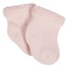 12-Pack Baby Girls Golden Floral Terry Wiggle Proof? Socks
