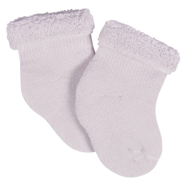 12-Pack Baby Girls Lavender Garden Terry Wiggle Proof? Socks
