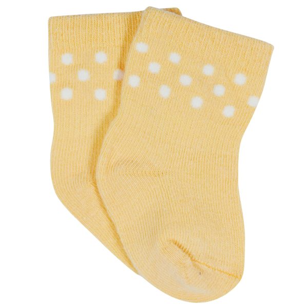 12-Pack Baby & Toddler Girls Floral Fox Jersey Crew Wiggle Proof? Socks