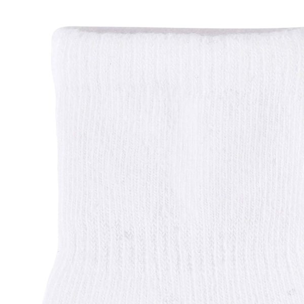 8-Pack Baby & Toddler White Wiggle Proof? Jersey Crew Socks