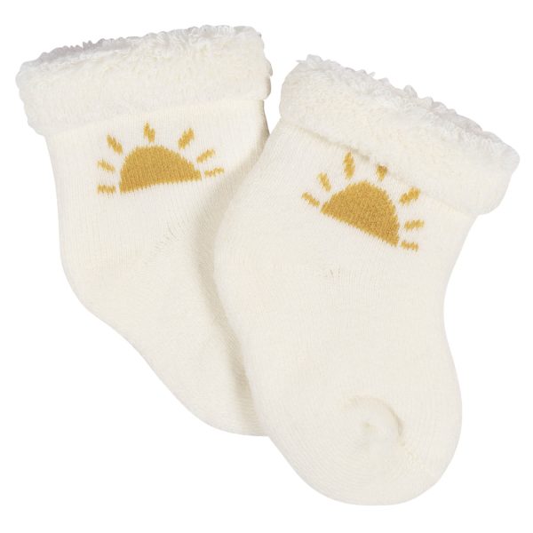 12-Pack Baby Neutral Southwest Terry Wiggle Proof? Socks