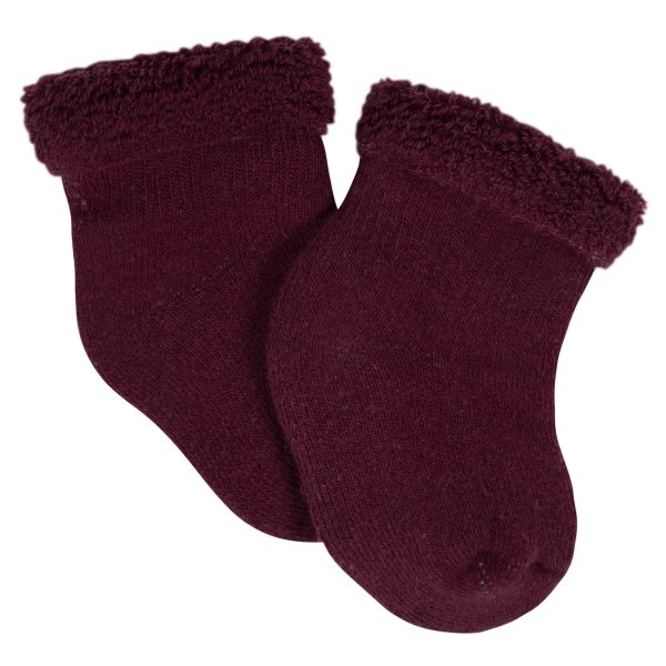 12-Pack Baby Girls Lavender Garden Terry Wiggle Proof? Socks