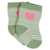 12-Pack Baby & Toddler Girls Floral Fox Jersey Crew Wiggle Proof? Socks