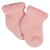 12-Pack Baby Girls Golden Floral Terry Wiggle Proof? Socks