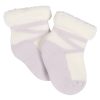 12-Pack Baby Girls Lavender Garden Terry Wiggle Proof? Socks