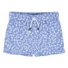 2-Pack Infant & Toddler Girls Blue Floral Pull-On Shorts