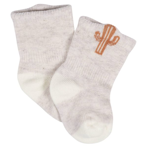 8-Pack Baby Neutral Southwest Jersey Wiggle Proof? Socks